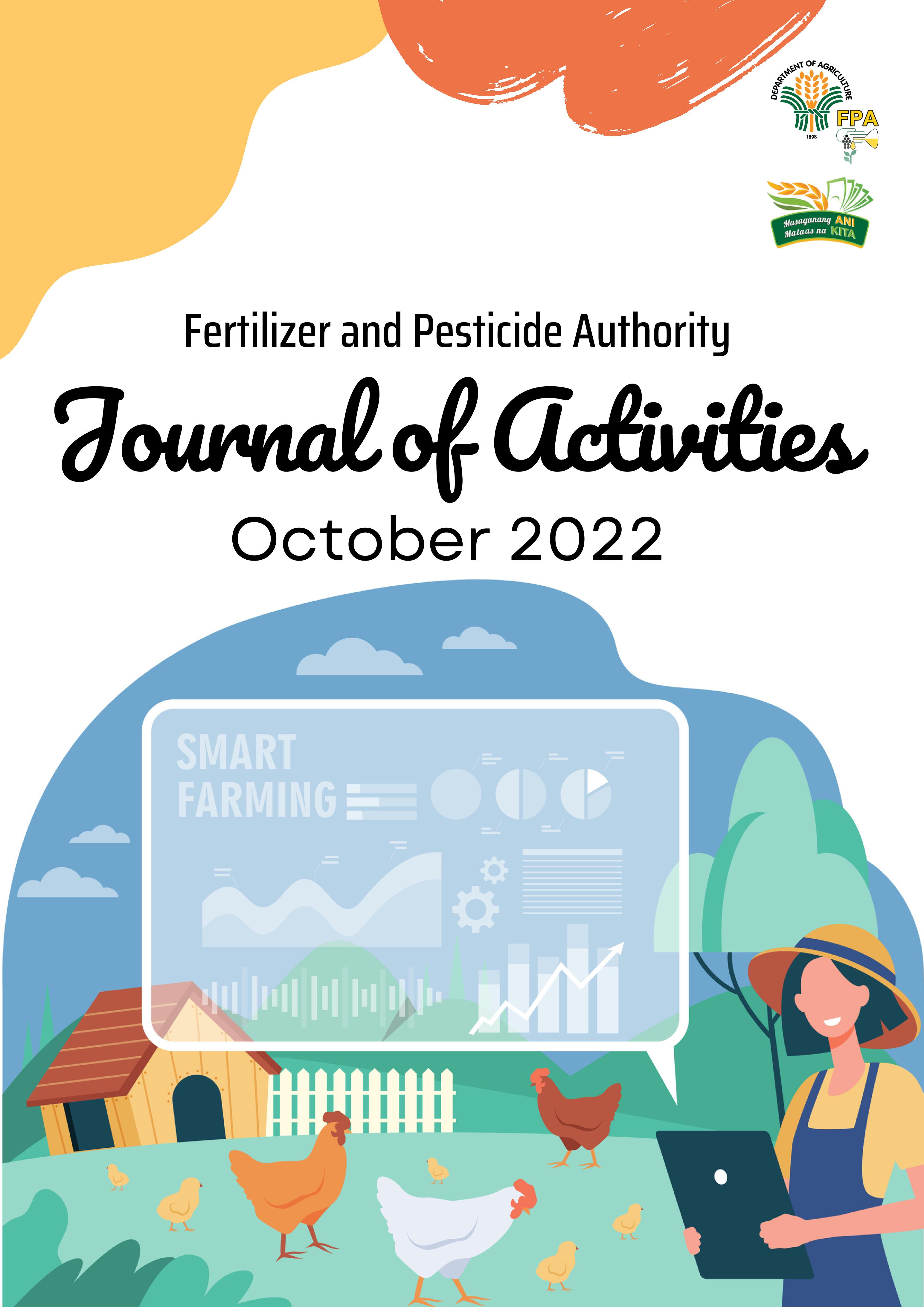 JOURNAL OF ACTIVITIES - October -2022